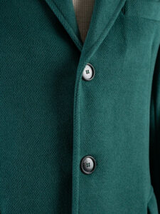 IMPERIAL Cappotto scollo a V con 3 bottoni K5441K4812 Verdone (6)