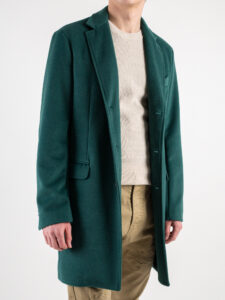 IMPERIAL Cappotto scollo a V con 3 bottoni K5441K4812 Verdone (7)
