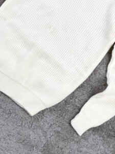 MOD Dolcevita in maglia a costine Bianco3