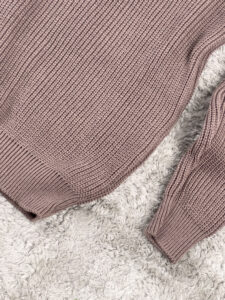 MOD Dolcevita in maglia a costine Tortora4