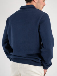 ONLY&SONS Felpa polo com mezza zip CERES 22029048 Dress Blues (2)