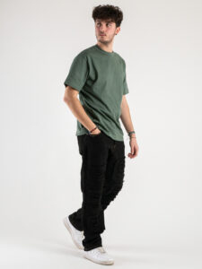 ONLY&SONS T-shirt basica over in cotone FRED 22022532 Dark Forest2