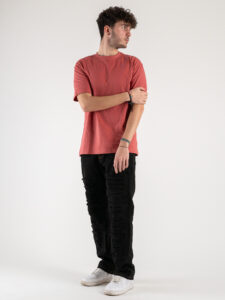 ONLY&SONS T-shirt basica over in cotone FRED 22022532 Dusty Cedar1