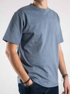 ONLY&SONS T-shirt basica over in cotone FRED 22022532 Flint Stone2
