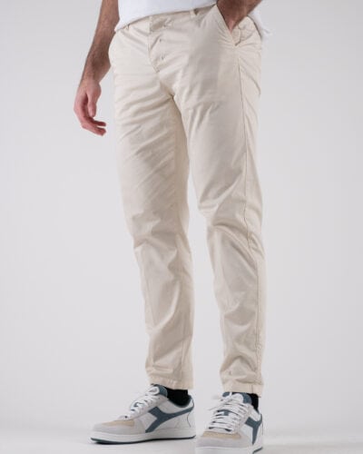 BERNA Pantalone chinos in cotone leggero 243217 Panna 3 Nuovi Arrivi