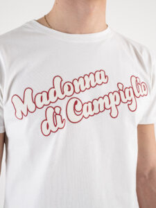 BERNA T-shirt basica con stampa MADONNA DI CAMPIGLIO 233157 Panna (1)