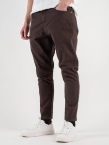 BERNA pantalone BULL CARROT 233104 caffe (2)