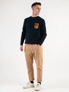 BERNA pantalone BULL CARROT 233104 caramello (2)