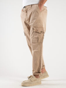 BL.11 Pantalone in cotone leggero con tasche laterali ALTEDO Beige1