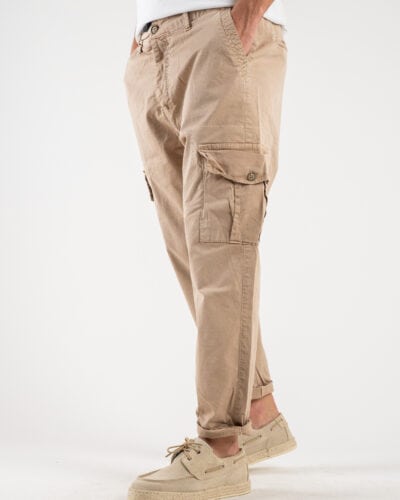 BL.11 Pantalone in cotone leggero con tasche laterali ALTEDO Beige