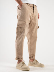 BL.11 Pantalone in cotone leggero con tasche laterali ALTEDO Beige2