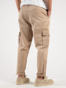 BL.11 Pantalone in cotone leggero con tasche laterali ALTEDO Beige4