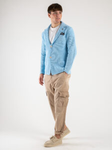 BL.11 Pantalone in cotone leggero con tasche laterali ALTEDO Beige5