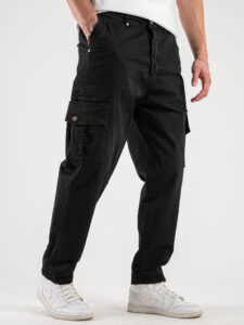 BL.11 Pantalone in cotone leggero con tasche laterali ALTEDO Nero1