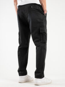 BL.11 Pantalone in cotone leggero con tasche laterali ALTEDO Nero4