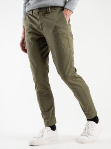 BL11 Pantalone chinos slim leggero CUBA Foresta (2)