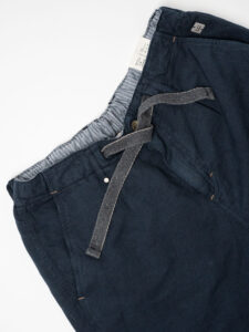 BL11 Pantalone morbido in misto lino con pences e coulisse PORTORICO Blu (8)