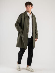 IMPERIAL Trench lungo tg.unica K5441K4844 Verde Militare1
