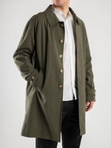 IMPERIAL Trench lungo tg.unica K5441K4844 Verde Militare2