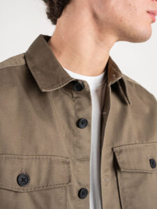 ONLY&SONS Giacchetta sportivo con colletto e bottoni in twill MILO 22024696 Cub (2)