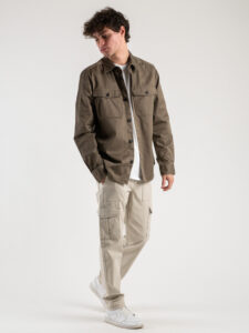 ONLY&SONS Giacchetta sportivo con colletto e bottoni in twill MILO 22024696 Cub