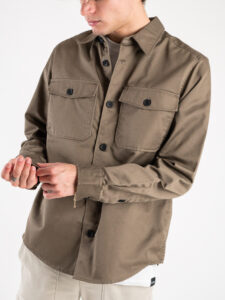 ONLY&SONS Giacchetta sportivo con colletto e bottoni in twill MILO 22024696 Cub (4)