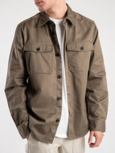 ONLY&SONS Giacchetta sportivo con colletto e bottoni in twill MILO 22024696 Cub (6)