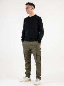 ONLY&SONS Maglia girocollo morbida in viscosa WYLER 22020088 Black (2)