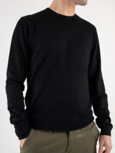 ONLY&SONS Maglia girocollo morbida in viscosa WYLER 22020088 Black (4)
