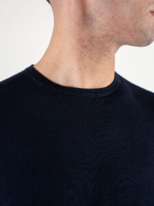 ONLY&SONS Maglia girocollo morbida in viscosa WYLER 22020088 Dark Navy (4)