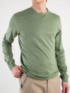 ONLY&SONS Maglia girocollo morbida in viscosa WYLER 22020088 Hedge Green (3)