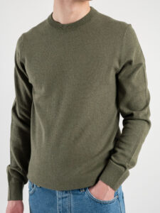 ONLY&SONS Maglioncino basico leggero girocollo REX 22024080 Olive Night (3)