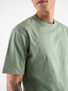 ONLY&SONS T-shirt basica over in cotone FRED 22022532 Hedge Green (1)