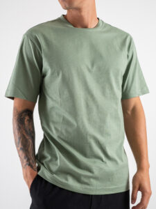 ONLY&SONS T-shirt basica over in cotone FRED 22022532 Hedge Green (3)