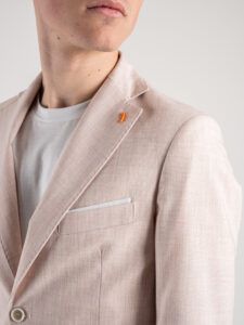 OVER-D Abito con giacca 2 bottoni + pantalone taglio sartoriale OE1S2S4A02 Rosa (5)