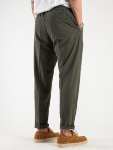 OVER-D Pantalaccio slim fit leggero da abito OE1S2S4P48 Militare1