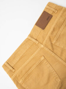OVER-D Pantalone con tasconi e dettagli oro OE1S2S4P53 Biscotto (7)
