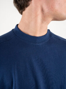 OVER-D T-shirt basica in cotone oversize OE1S2S4T08 Blu4