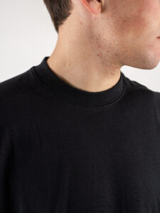 OVER-D T-shirt basica in cotone oversize OE1S2S4T08 Nero1