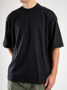 OVER-D T-shirt basica in cotone oversize OE1S2S4T08 Nero3