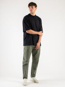 OVER-D T-shirt basica in cotone oversize OE1S2S4T08 Nero4