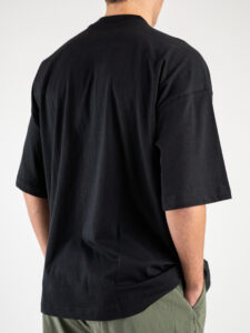 OVER-D T-shirt basica in cotone oversize OE1S2S4T08 Nero5