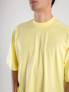 OVER-D T-shirt basica in cotone oversize OE1S2S4T08 Paglierino3