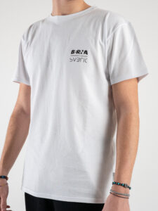 PABLIC T-shirt in cotone con scritta sul cuore 236017 Bianco2