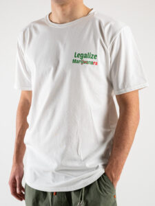 PABLIC T-shirt in cotone con stampa marinara sul retro 243265 Panna5