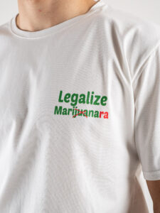 PABLIC T-shirt in cotone con stampa marinara sul retro 243265 Panna6