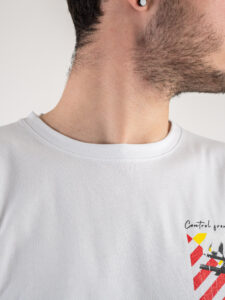PABLIC T-shirt in cotone con stampa puppet fronte:retro 236007 Bianco5
