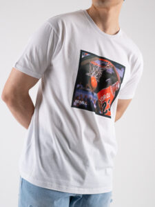 RESELL T-shirt in cotone con stampa MICHAEL JORDAN 610 Bianco (3)