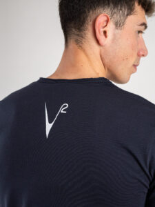 V2 T-shirt basica con taschino surf TUBLY Navy3