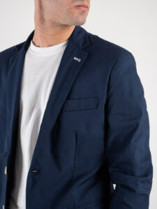 BL.11 Giacca monopetto da abito leggera 2401 Blu Navy4